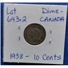 Image 2 : 1938 Canada Dime, 10 Cents
