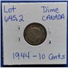 Image 2 : 1944 Canada Dime, 10 Cents