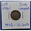 Image 1 : 1946 Canada Dime, 10 Cents