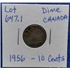 Image 1 : 1956 Canada Dime, 10 Cents