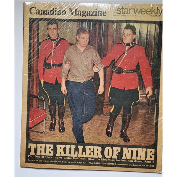 Star Weekly the capture of Victor Hoffman of Shell Lake Murders