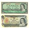 Image 1 : 1954 & 1973 one dollar notes