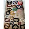 Image 1 : Assortment of vintage belt buckles