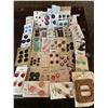 Image 1 : Assortment of vintage buttons, in cards