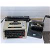 Image 1 : Vintage typewriter and paymaster machine