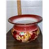 Image 3 : Enamel spittoon and ceramic wash basin with pitcher