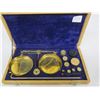 Image 2 : Vintage Gold Scale with Weights and Case