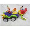 Image 1 : Lot of 2 Vintage Toys Goofy Car and Mickey and Goofy Airplane