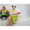 Image 2 : Lot of 2 Vintage Toys Goofy Car and Mickey and Goofy Airplane