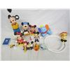 Image 1 : Lot of 12 Vintage Mickey Mouse and Friends Toys