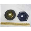 Image 1 : 2 Antique Ashtrays Molson and Tire