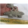 Image 4 : Vintage Saskatoon License Plate Topper Damaged and Derail Railway Sign