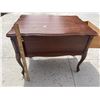 Image 2 : Small, vintage, wood, side table with drawer