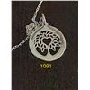Image 3 : Silver, 925 marked, "grandma" pendant necklace with silver chain