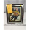 Image 1 : Bobby Orr - framed glass autographed picture - certificate in back