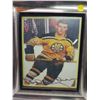 Image 2 : Bobby Orr - framed glass autographed picture - certificate in back