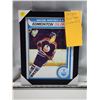 Image 1 : Wayne Gretzky framed, enlarged rookie card picture - like new