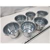 Image 3 : 6 Small metal pails/planters