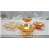 Image 2 : Peach wares & orange depression glass dishware's
