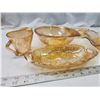 Image 2 : Orange depression glass dishware's