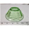 Image 3 : Kellogg's green depression glass bowl