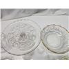 Image 4 : Clear glass dishware's - Cake stand, bowls, etc.