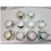 Image 5 : 10 pairs of fine China, assorted teacups & saucers - Royal Osborne, Phoenix, Crafton, etc.