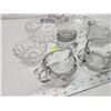 Image 2 : Assorted crystal dishes - bowls, cream n sugars, etc.
