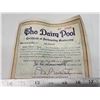Image 5 : "The Dairy Pool" primrose milk bottle, w/ certificate