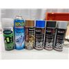 Image 6 : Large collection of home painting supplies - spray paints, paint trays, paint mixers, sanding papers