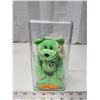 Image 1 : 1999 "Kicks" collectible bear, ty beanie baby - in clear case, like new - 1998 swing tag, 1999 tush 