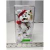 Image 1 : 1998 "Holiday" collectible bear, ty beanie baby - in clear case, like new