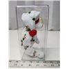 Image 2 : 1998 "Holiday" collectible bear, ty beanie baby - in clear case, like new