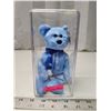 Image 1 : 1999 "Holiday Teddy" collectible bear, ty beanie baby - in clear case, like new