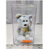 Image 1 : 2001 "Cheery" collectible bear, ty beanie baby - in clear case, like new