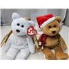 Image 2 : 2 Collectible bears, ty beanie babies - "Halo II" (Brown nosed) & "1997 Teddy" - like new, in bag