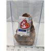 Image 3 : 2002 "FIFA world cup - Champion" collectible bear, ty beanie baby - in clear case, like new