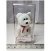 Image 1 : 1993 "Valentino" collectible bear, ty beanie baby - in clear case, like new