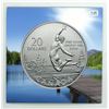 Image 1 : 2014 Swimming, Canadian fine silver 20 dollar coin, in folder