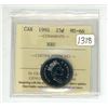 Image 1 : 1991 ICCS graded, Canadian 25 cent coin - MS66