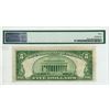 Image 2 : 1934A PMG graded, USA silver certificate 5 dollar bill - Julian/Morgenthau - *04523055A - VF30