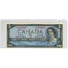 Image 1 : 1954 Canadian 5 dollar bill - Beattie/Rasminsky - G/X 1893683