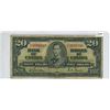 Image 1 : 1937 Canadian 20 dollar bill - Gordon/Towers - C/E 3698348