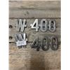 Image 3 : 2 - W400 diesel chrome badges