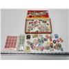 Image 1 : Cigar box, filled w/ assorted stamps