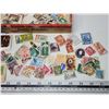 Image 2 : Cigar box, filled w/ assorted stamps
