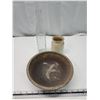 Image 2 : Vintage items - Stoneware bowl, small jar and glass bottle