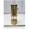 Image 1 : Vintage "British coal mining" brass paraffin safety lantern