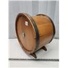Image 2 : Vintage wooden drum butter churn - missing handle - 16"Hx15"Wx11"D