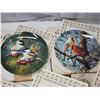 Image 4 : "Song Birds" collector's art décor, limited plates